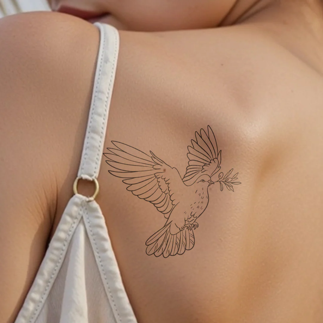 Tatouage Colombe de la Paix