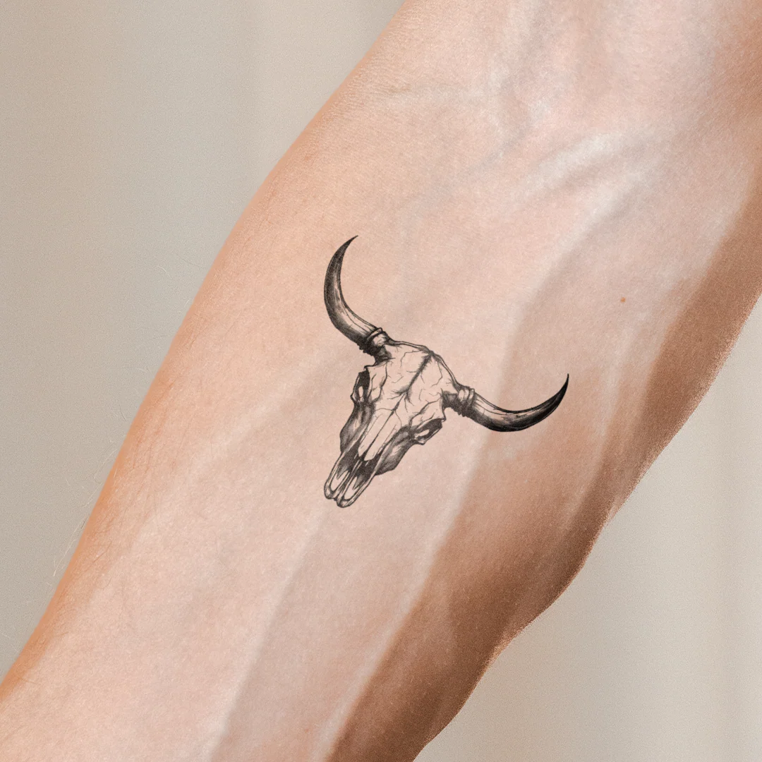Tatouage Crâne de taureau