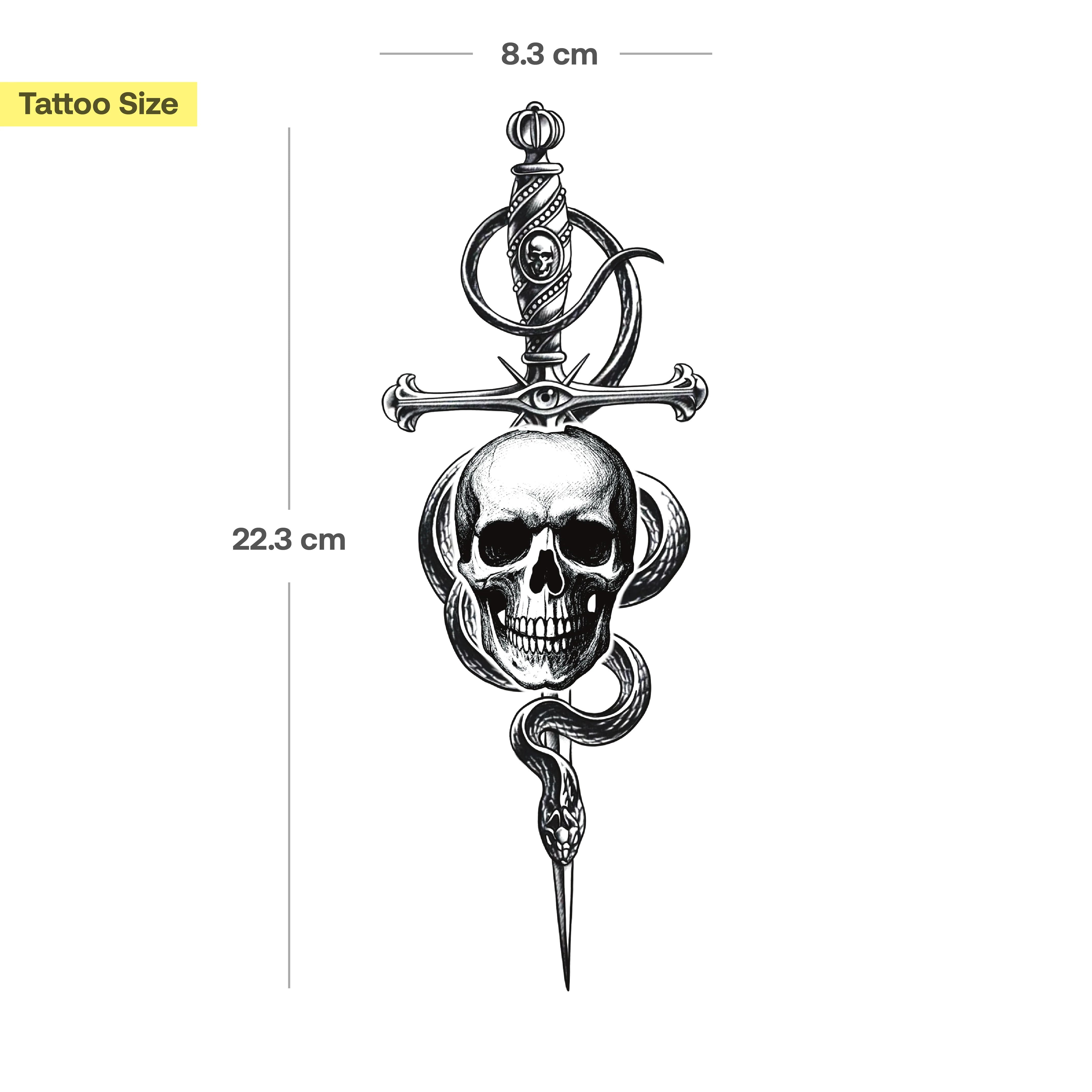 Tatouage Dague & serpent - Image 3