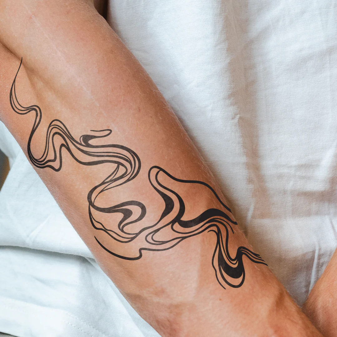 Tatouage Flamme fantôme