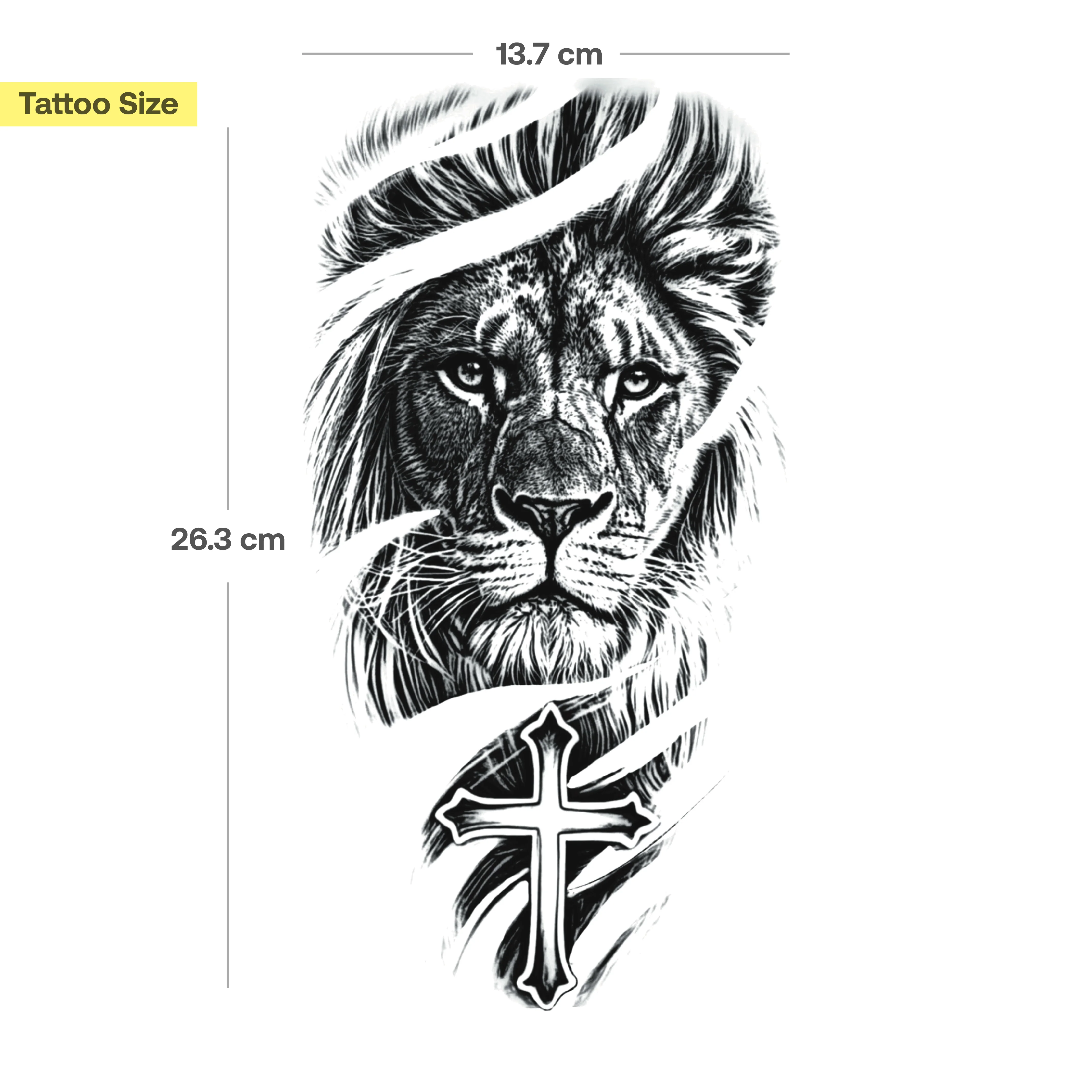Tatouage Foi & Courage - Image 3