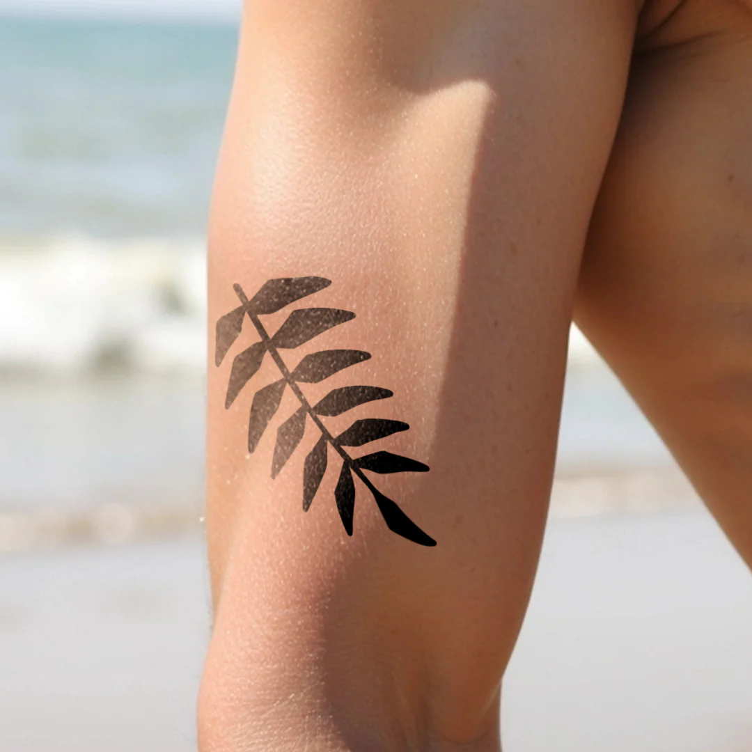 Tatouage Grande Feuille - Image 4