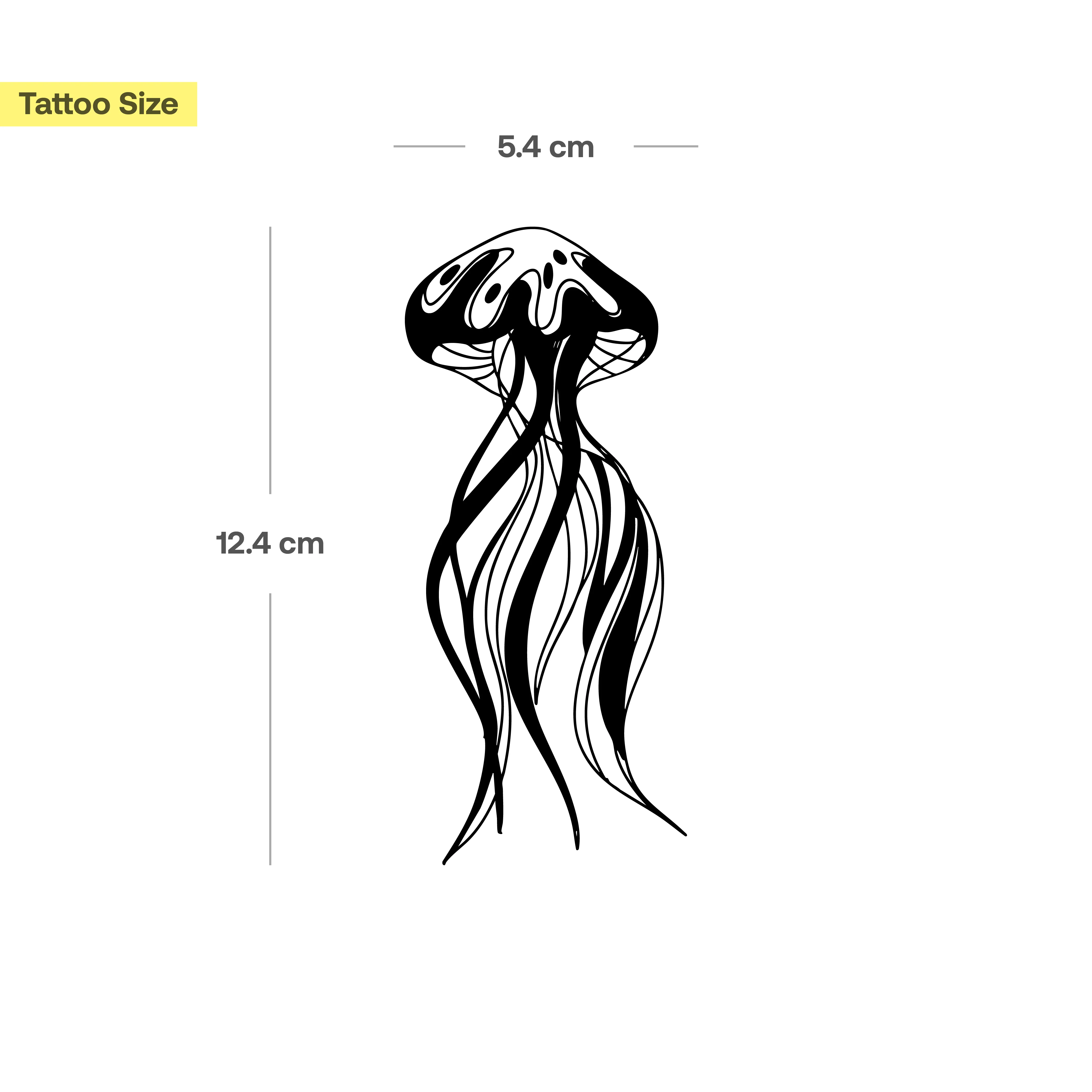 Tatouage Grande Méduse - Image 3