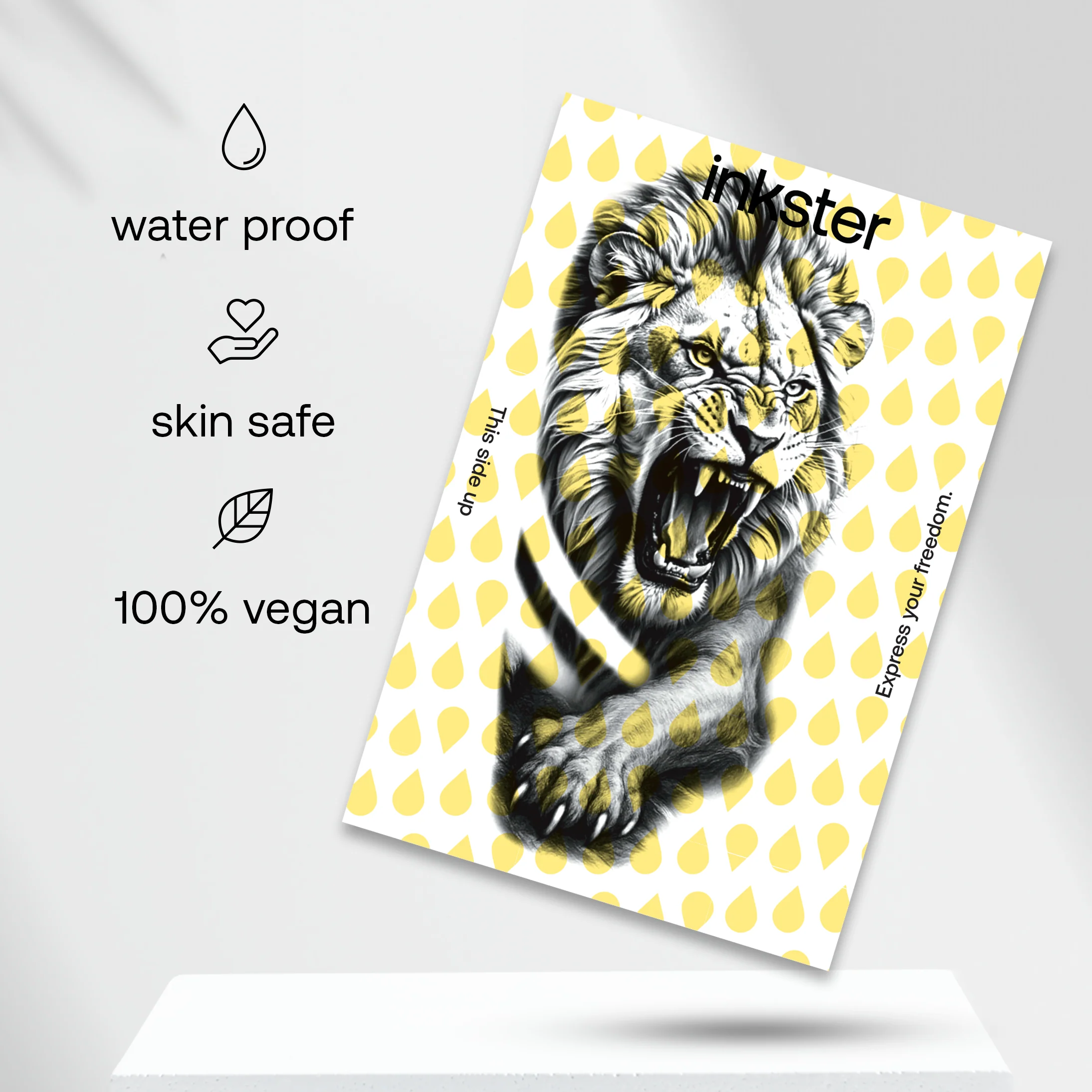 Tatouage Lion Sauvage - Image 2