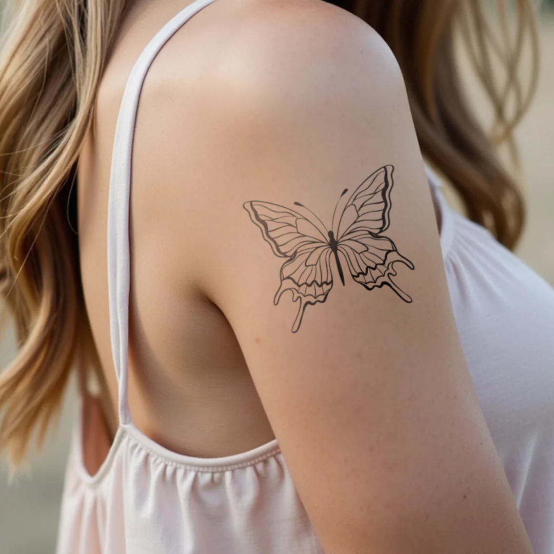 Tatouage Papillon Fondant