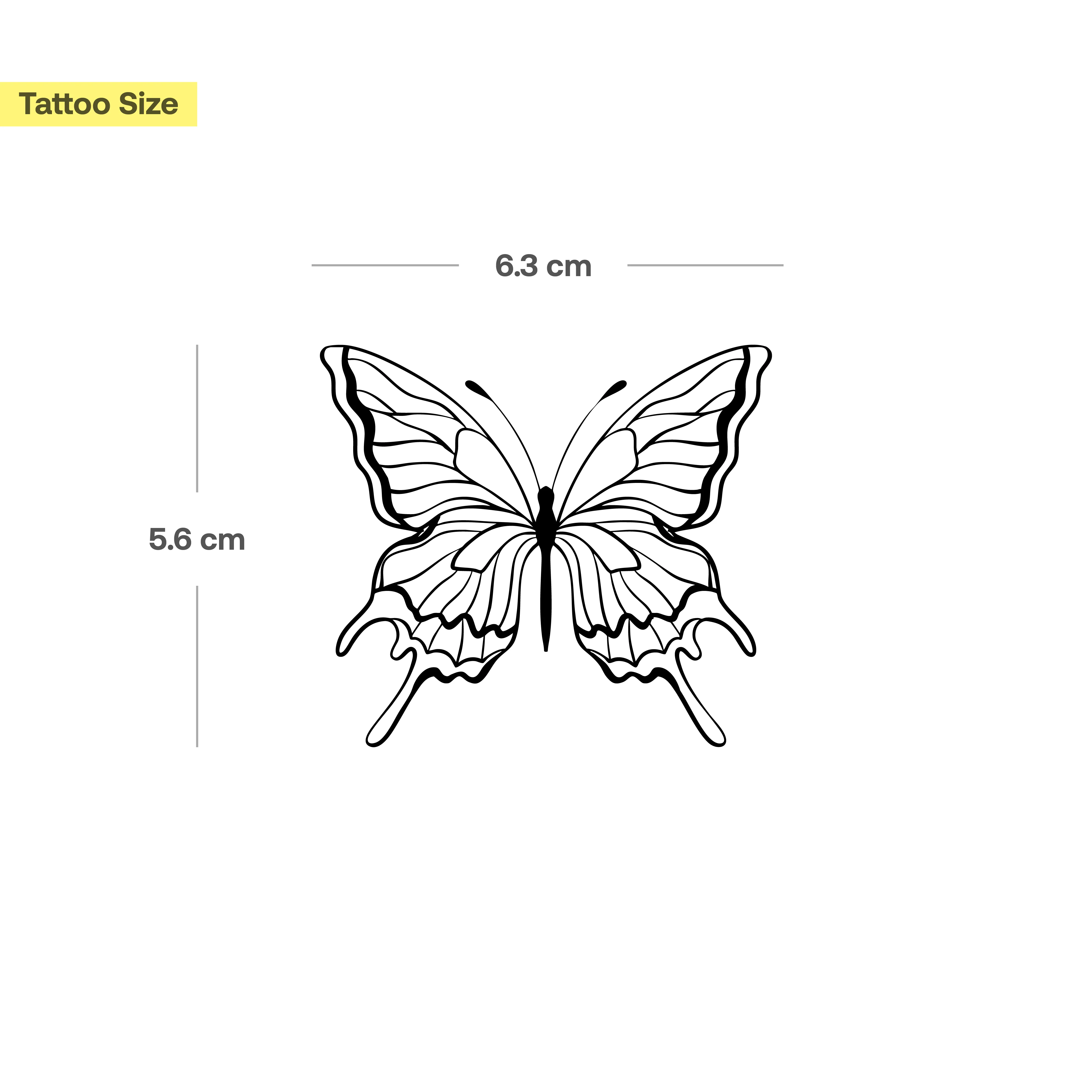 Tatouage Papillon Fondant - Image 3