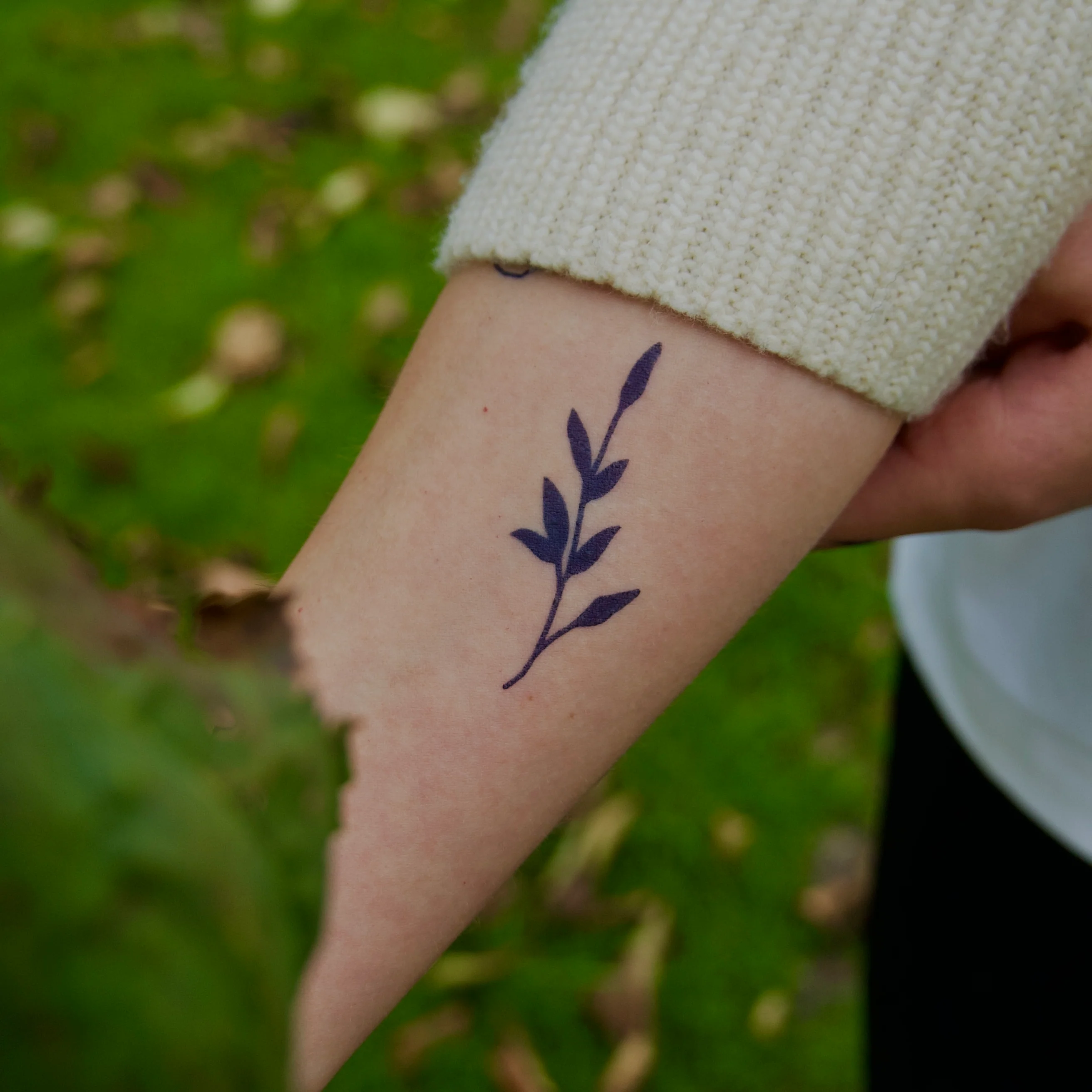 Tatouage Pétale rempli