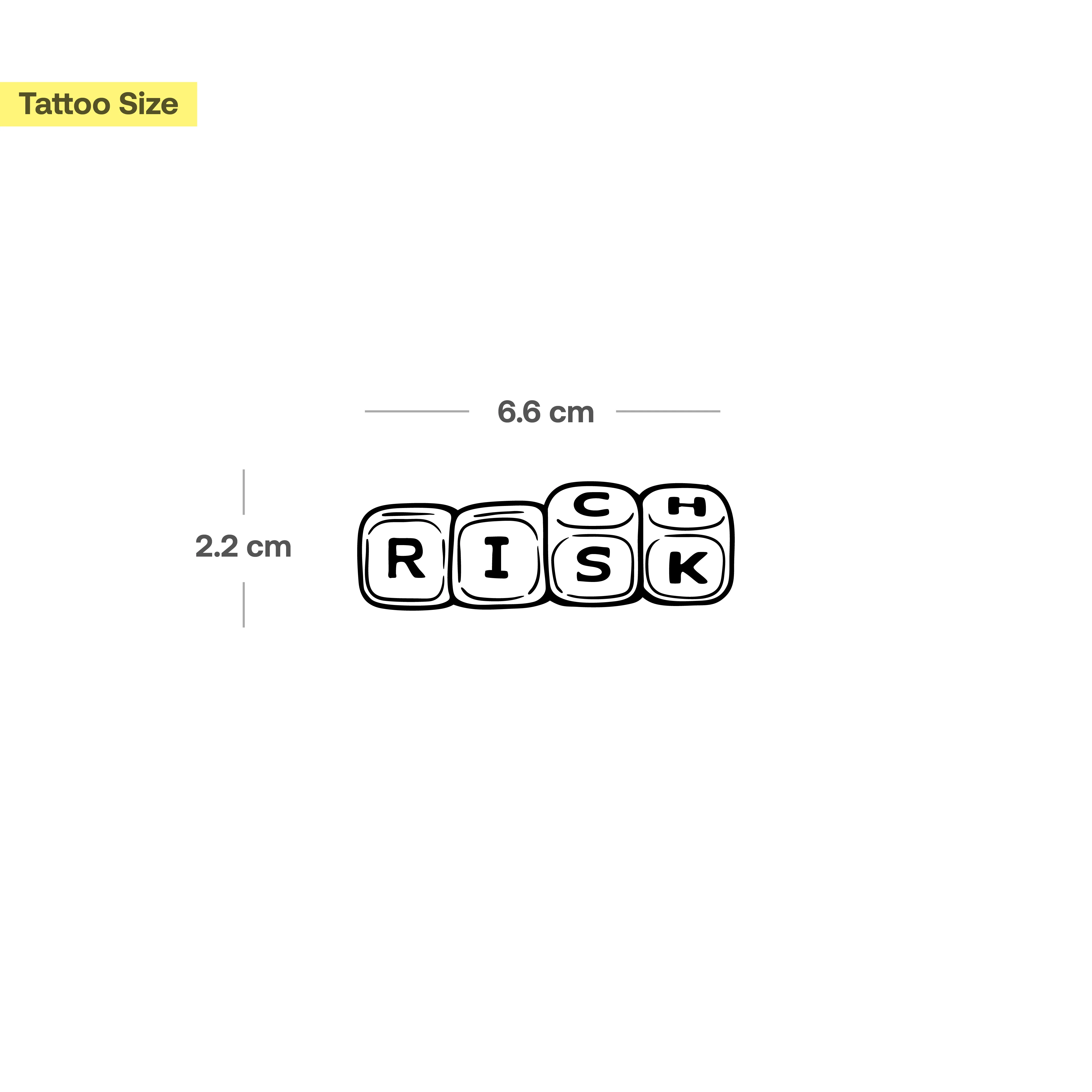 Tatouage Rich/ Risk - Image 3