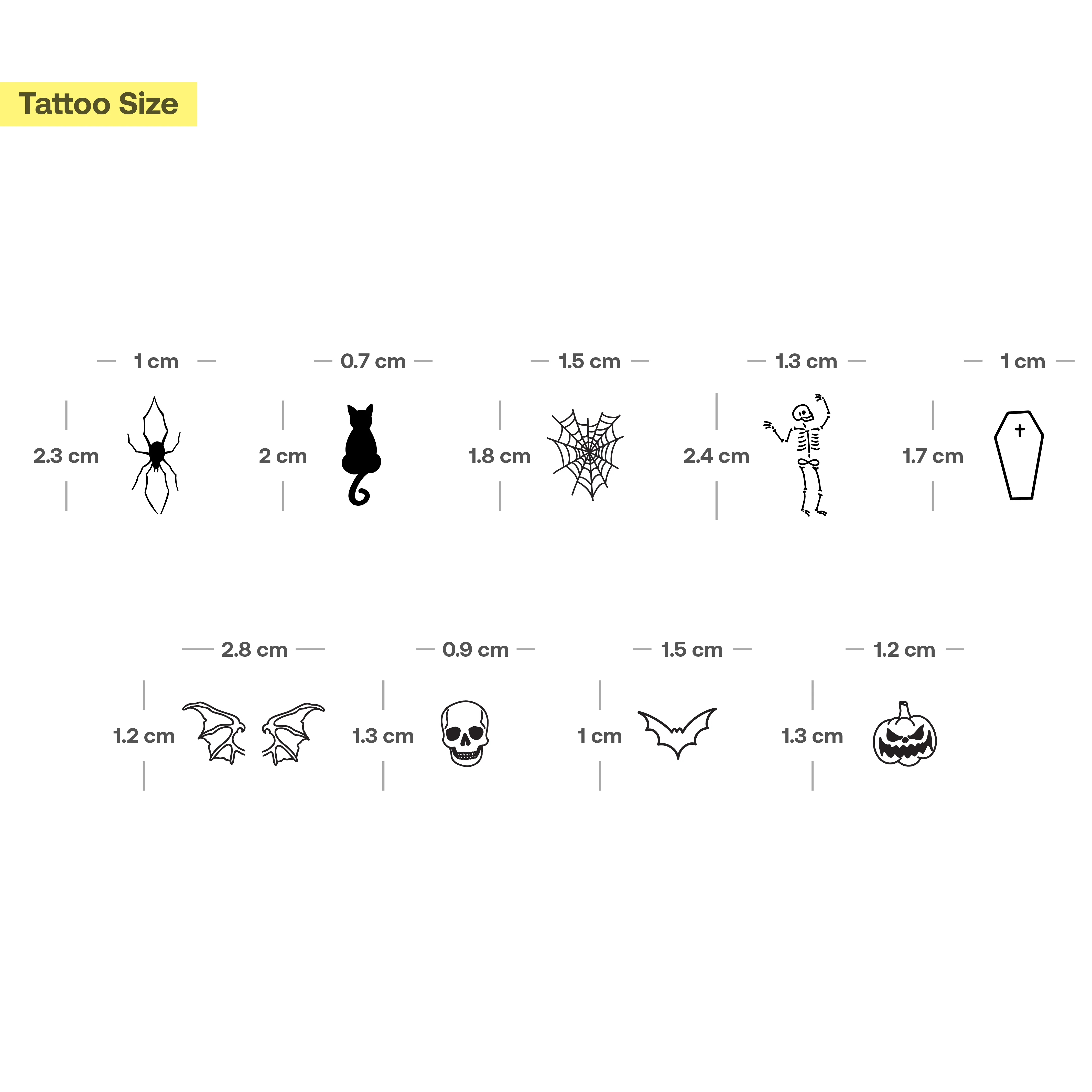 Tatouages de Doigts d'Halloween - Image 3