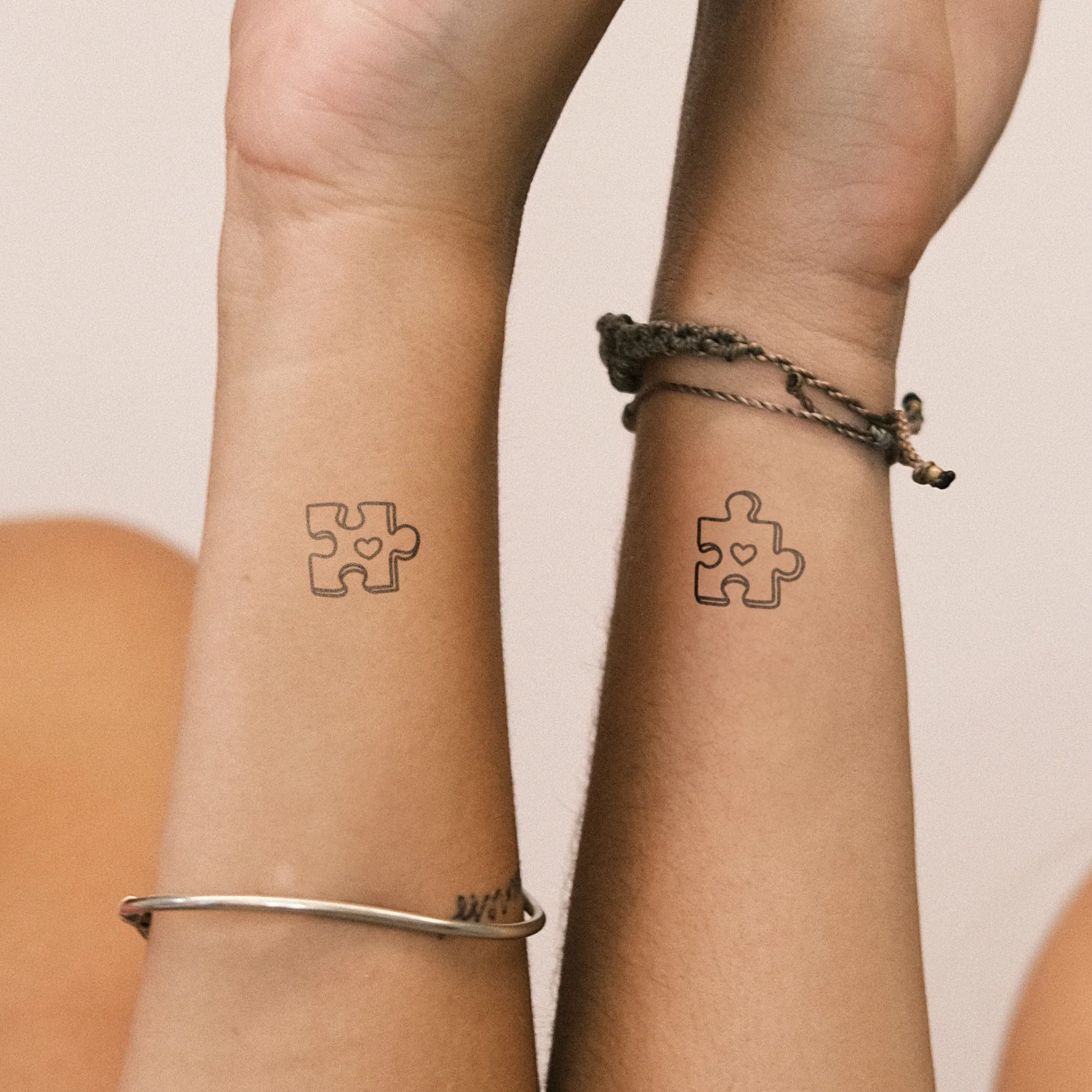 Tatouages de puzzles pour partenaires - Image 4