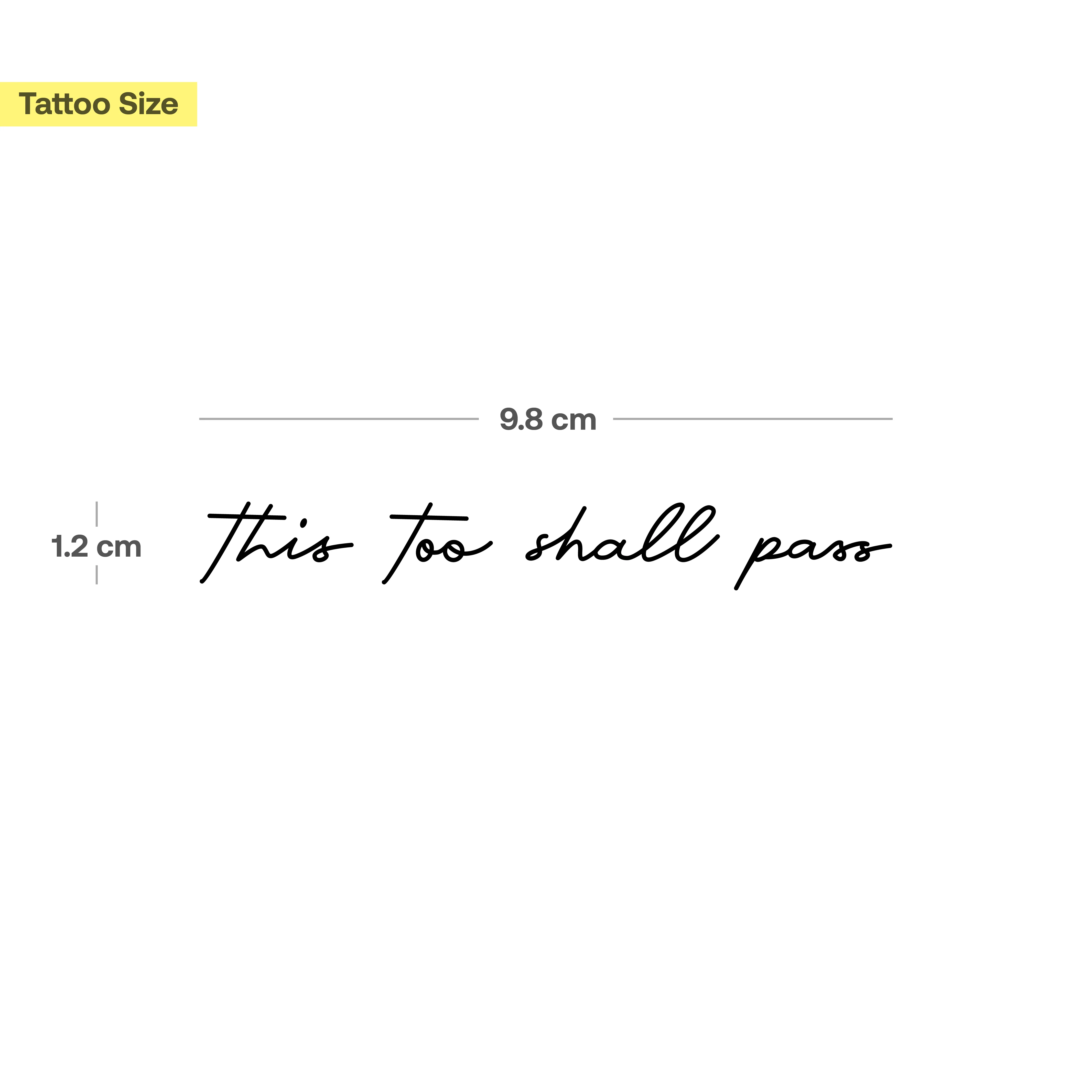 This to shall pass tatouage - Image 3