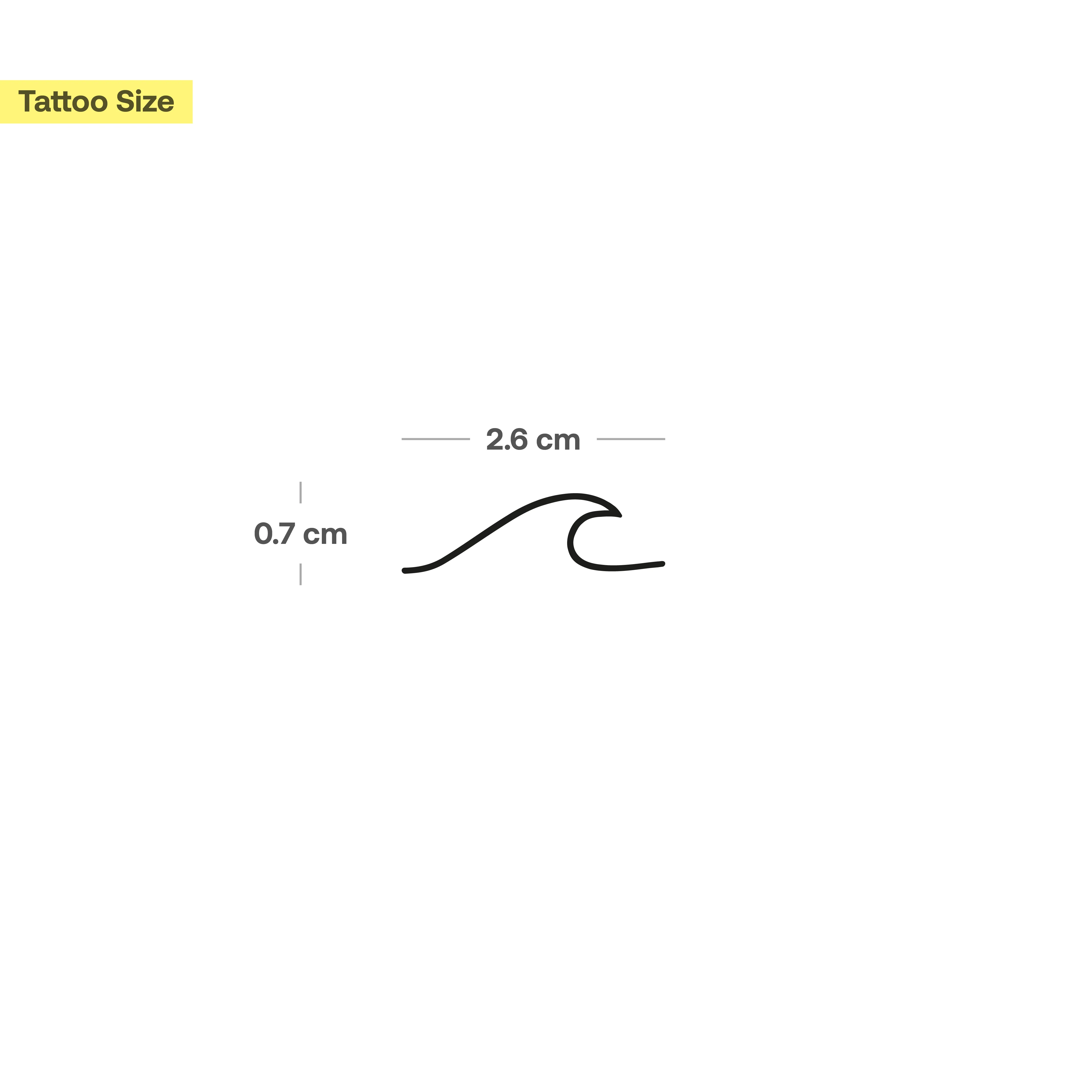 Tatouage petite vague - Image 3