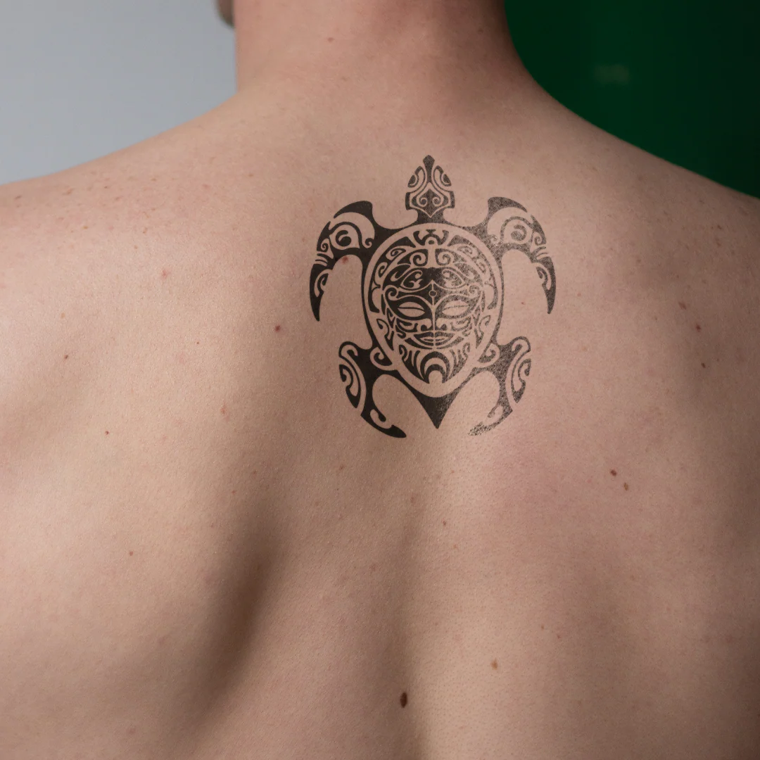 Tatouage de tortue maori - Image 4