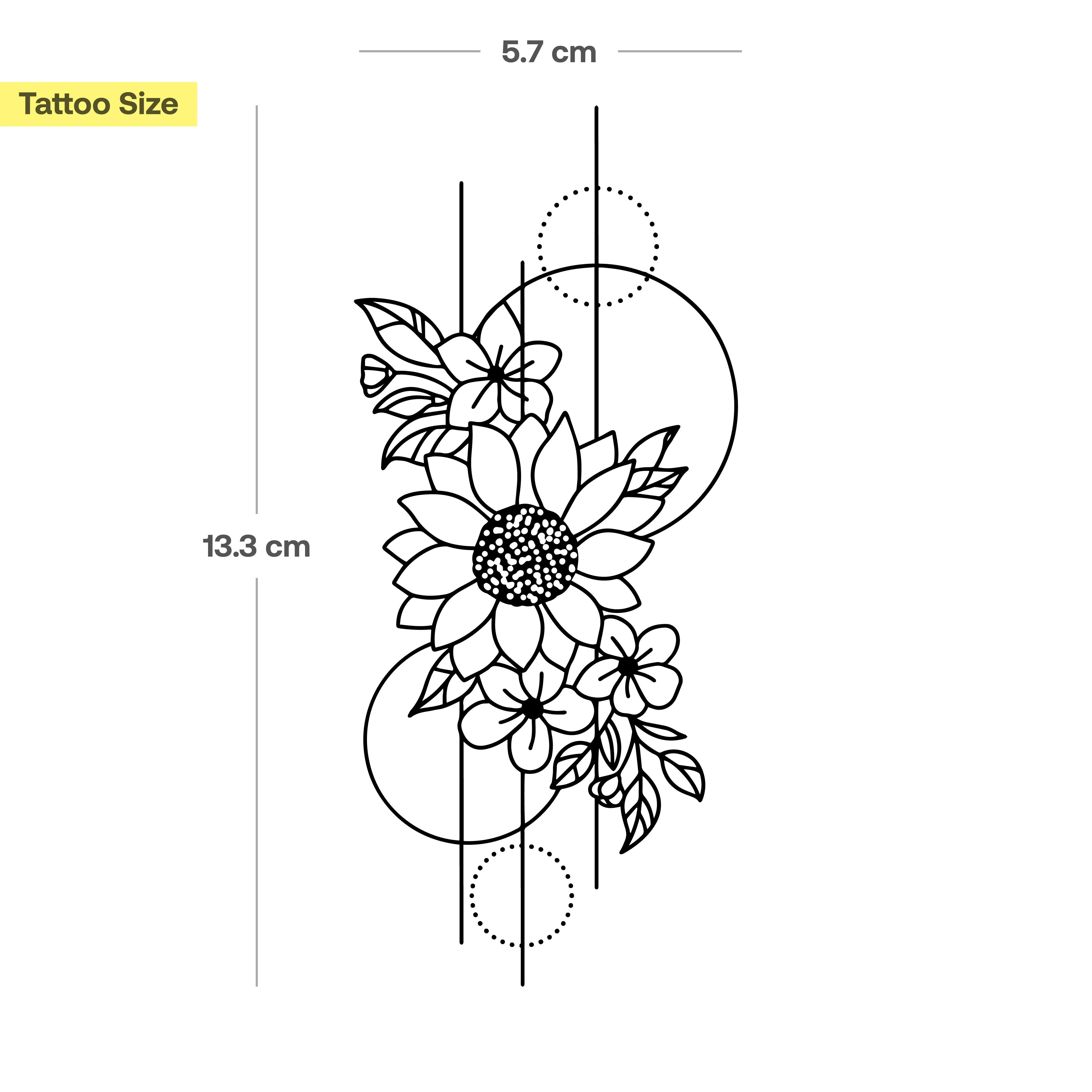 Tournesols à formes géométriques - Image 3