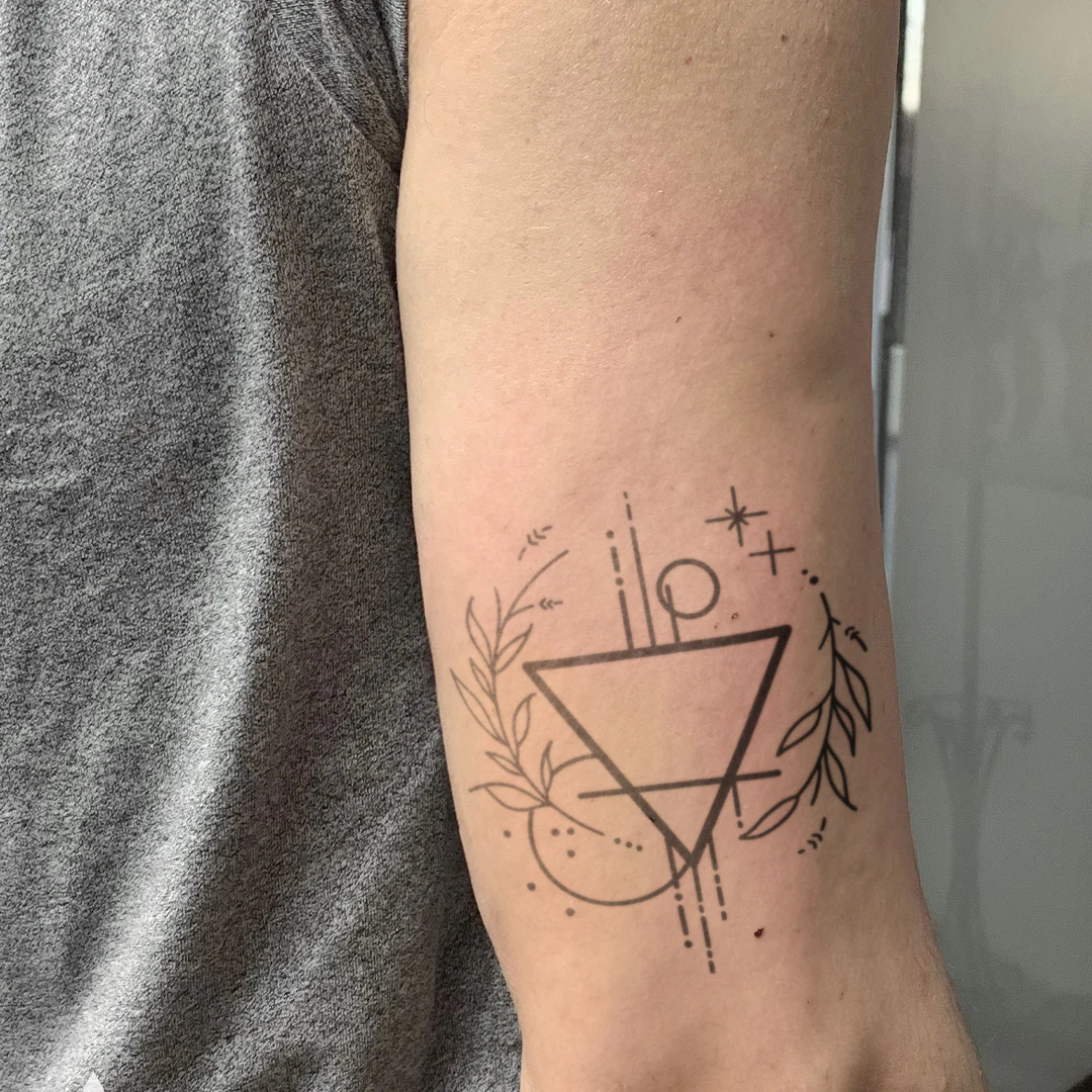 Triangle avec éléments