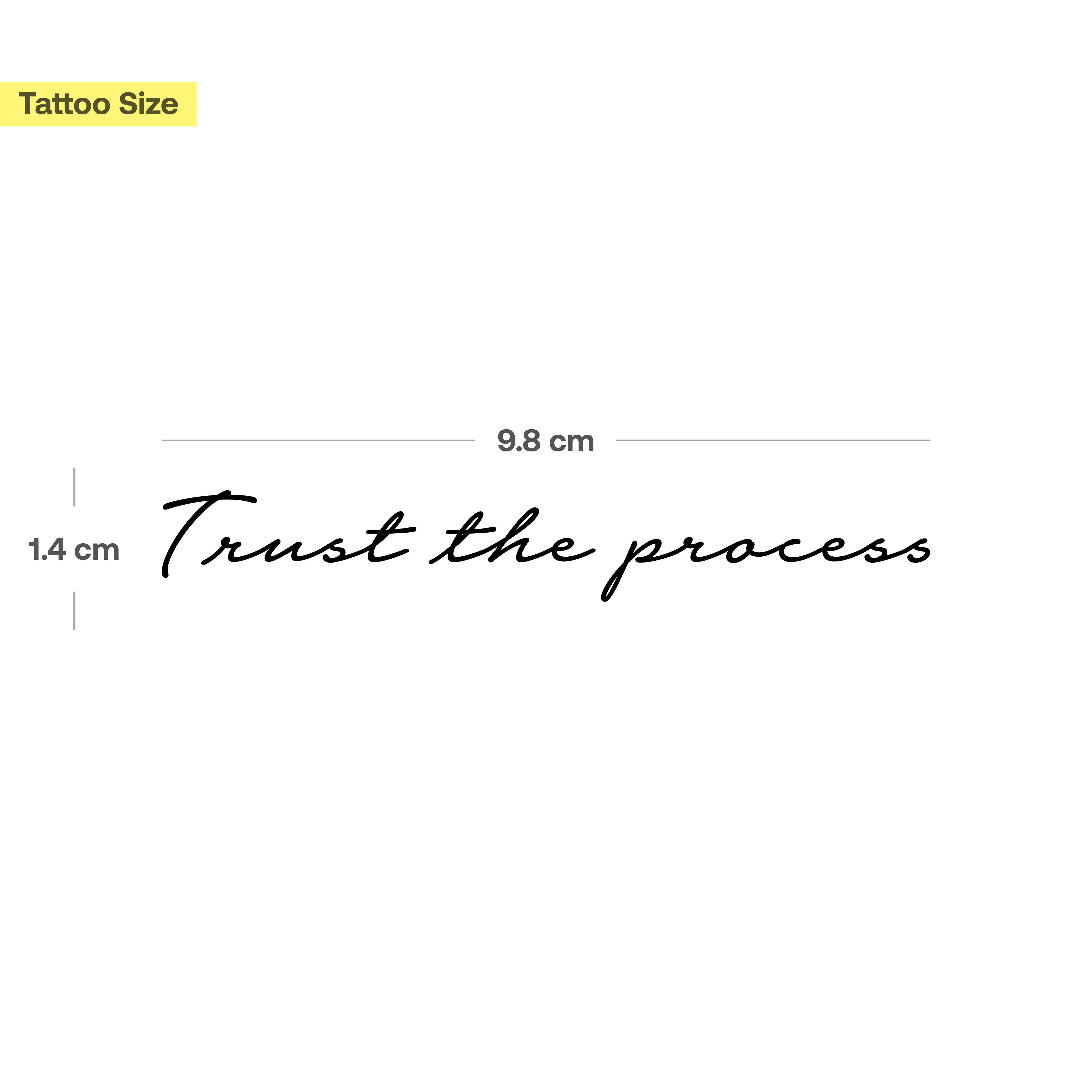 Tatouage Trust the Process - Image 3