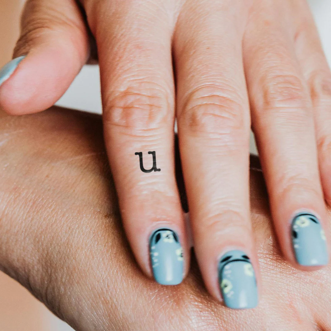 u - tatouage minuscule - Image 3