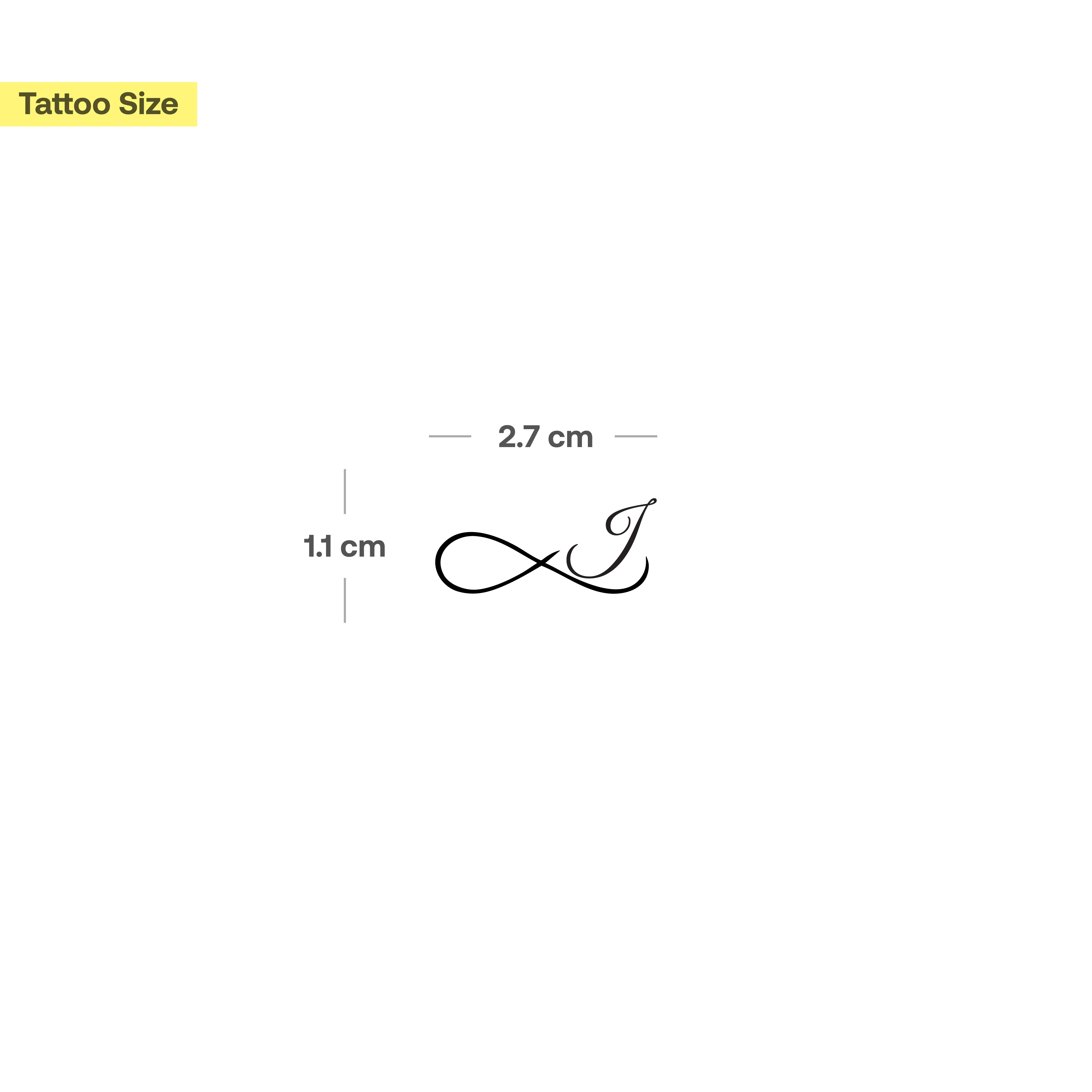 Tatouage infini avec initiales (A-Z) - Image 30