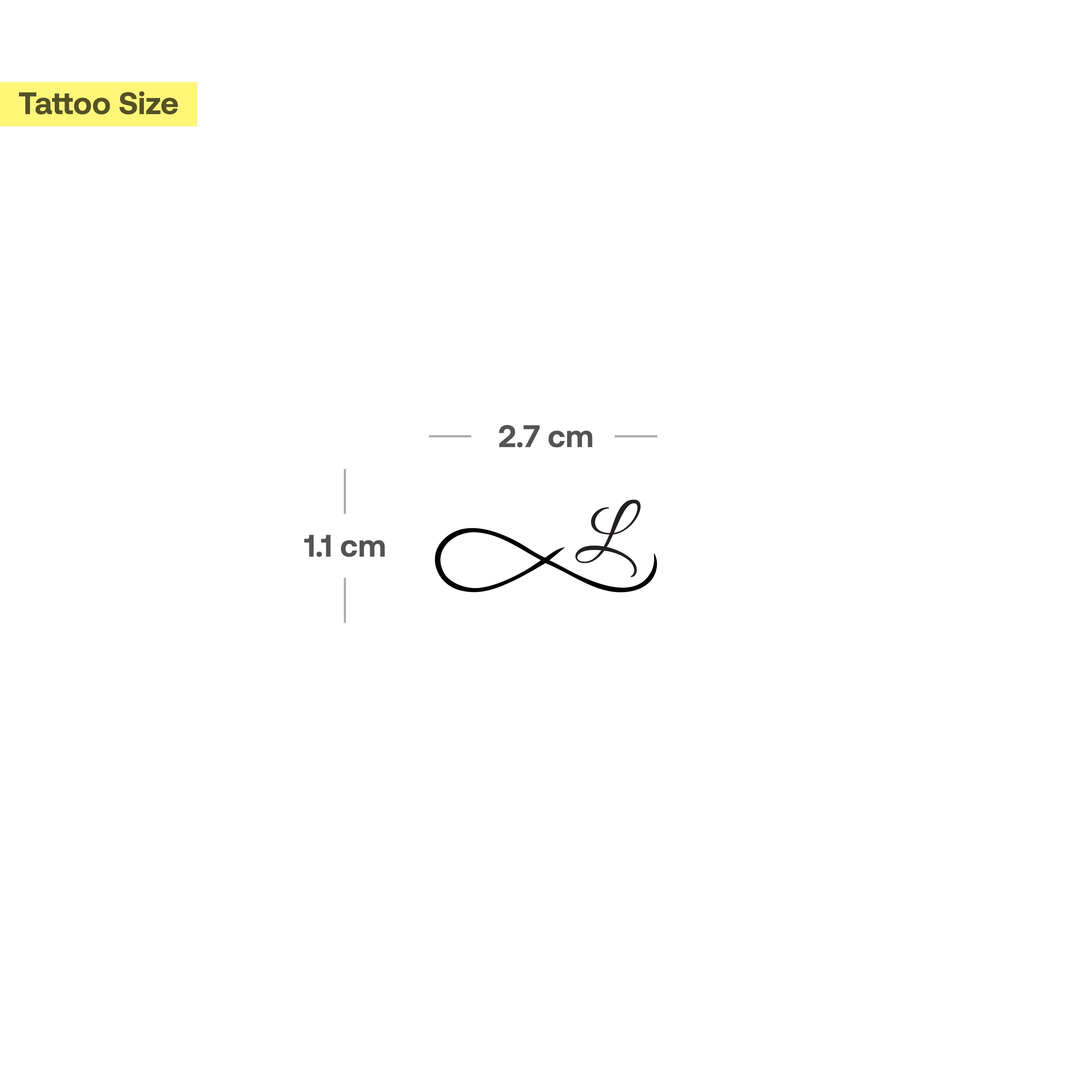 Tatouage infini avec initiales (A-Z) - Image 36