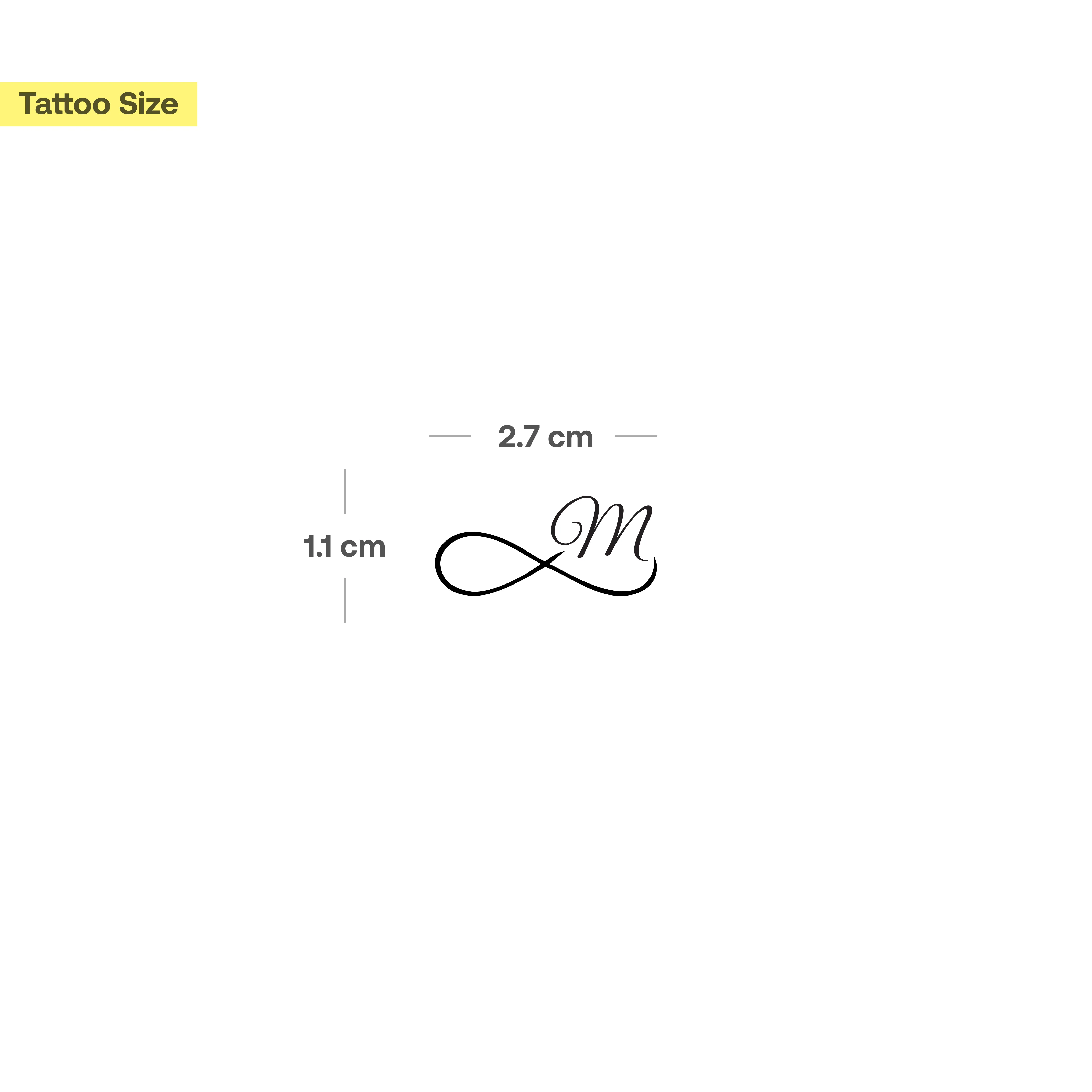 Tatouage infini avec initiales (A-Z) - Image 39