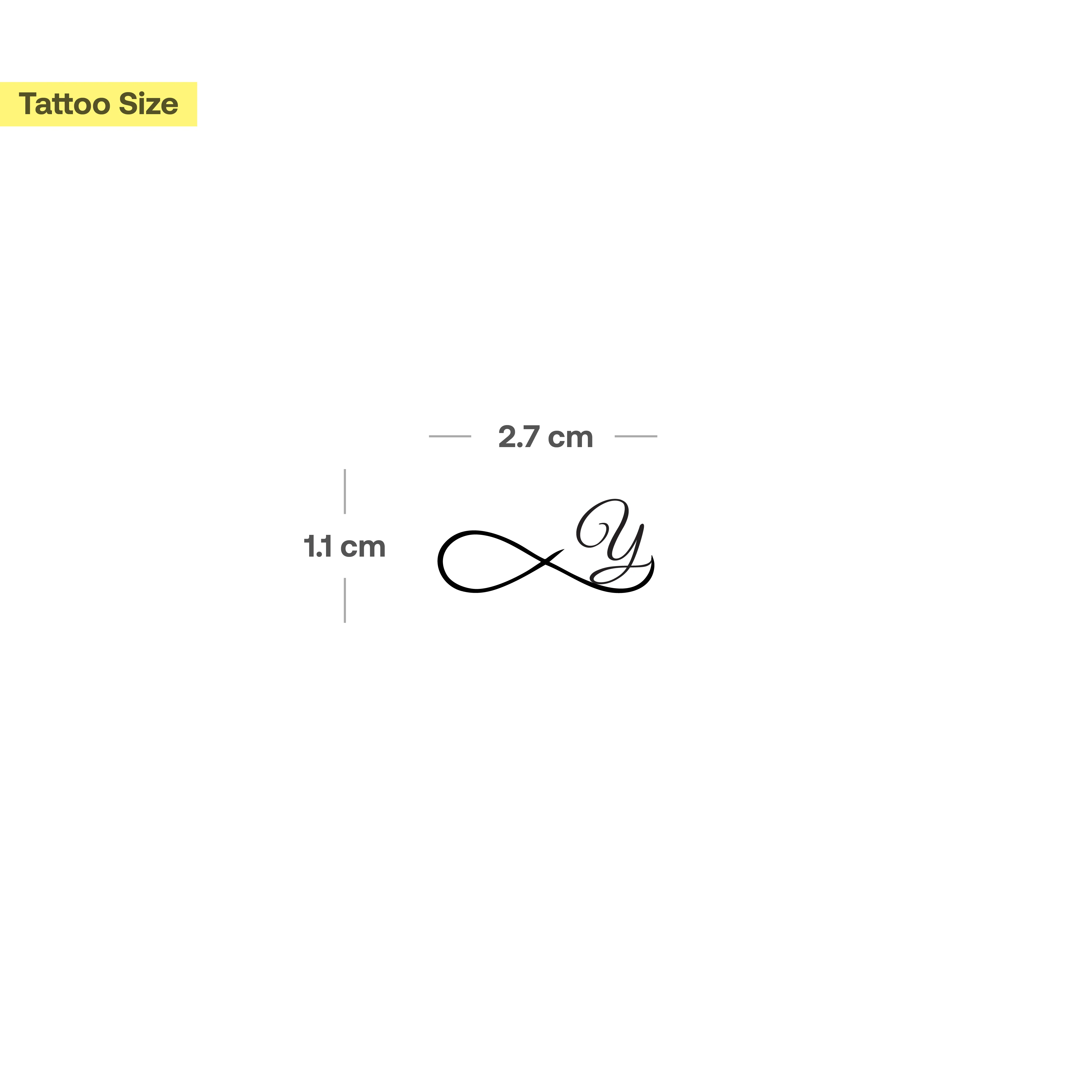 Tatouage infini avec initiales (A-Z) - Image 75
