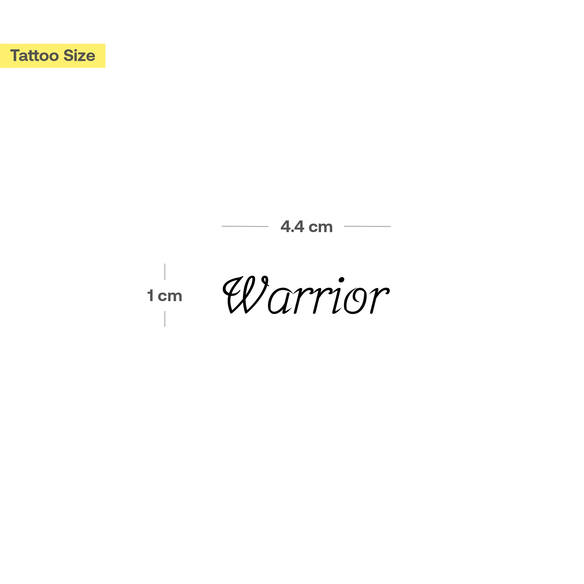 Tatouage "Warrior" - Image 3