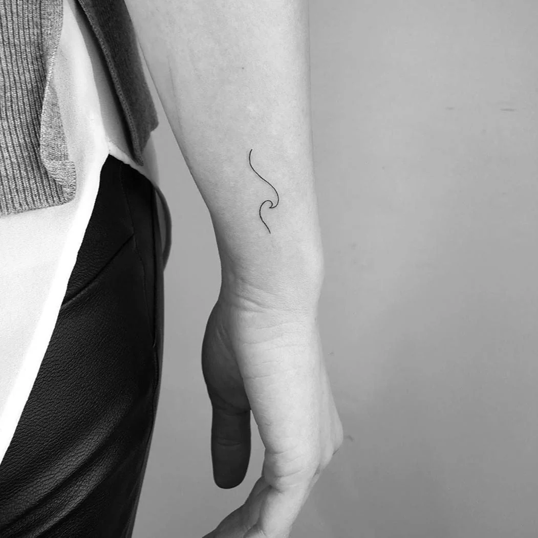Tatouage Vague - Lot de 2