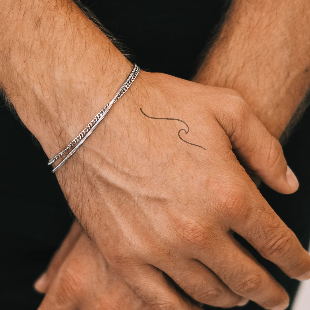 tatouage vague