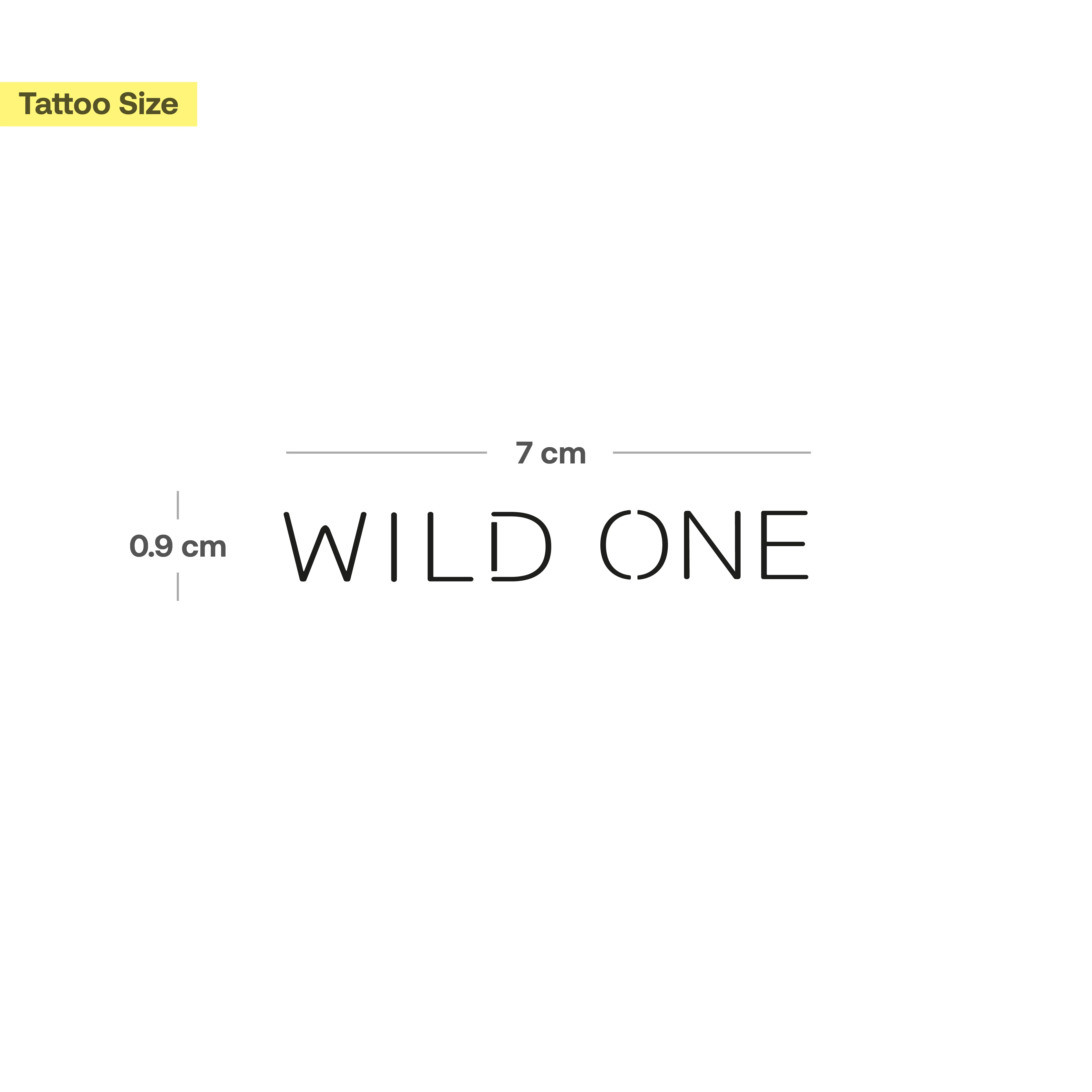 Wild one Tatouage - Image 3